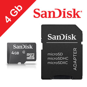 Carte Micro SDHC 4Go SanDisk